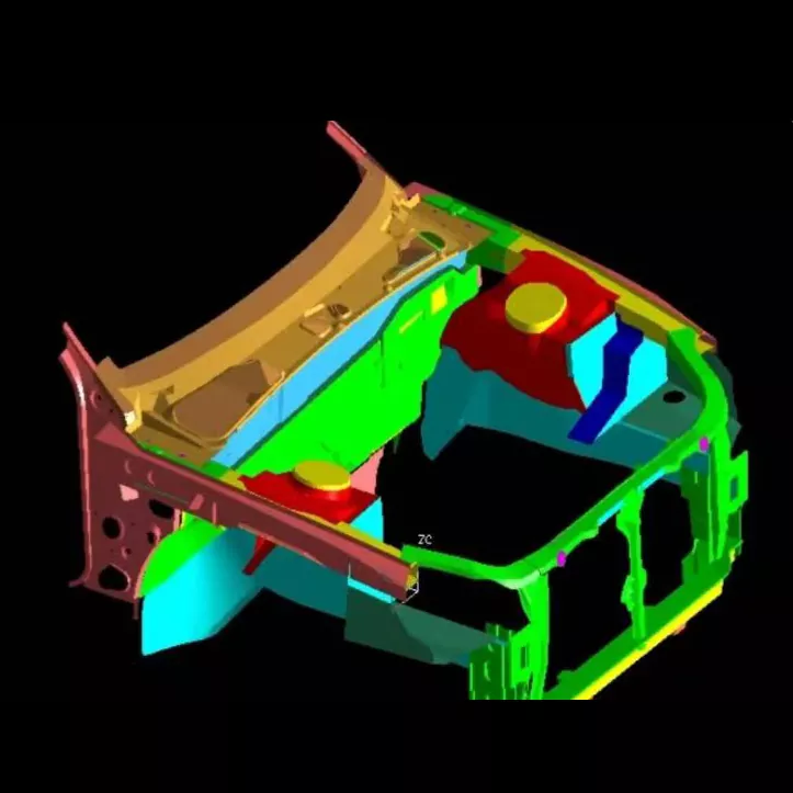 آٹوموٹو انجن کمپارٹمنٹ اسمبلی سٹیمپنگ مر گیا۔