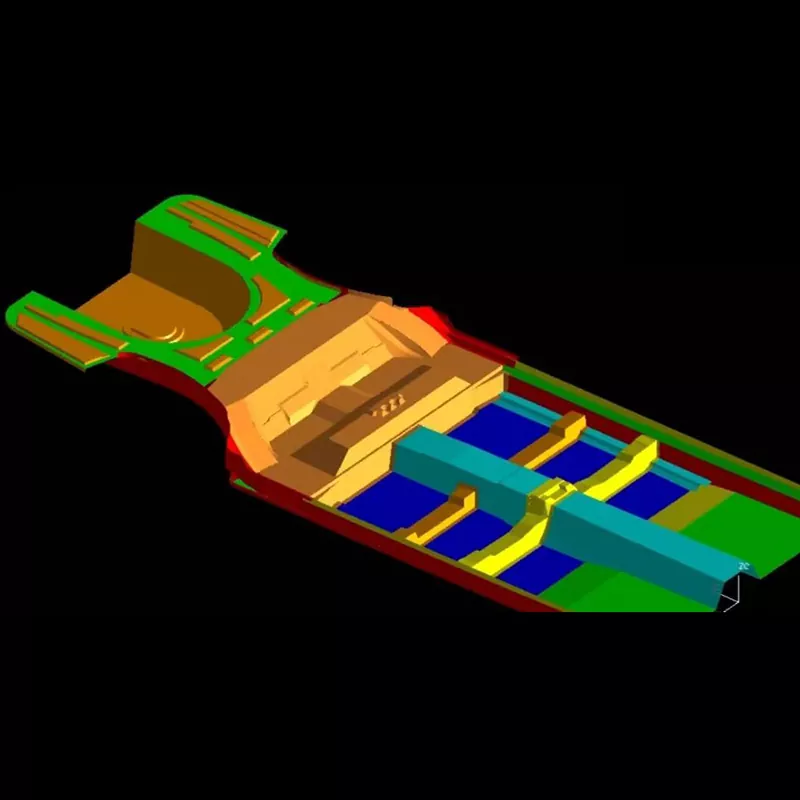 آٹوموٹو فلور اسمبلی سٹیمپنگ ختم ہو گئی۔