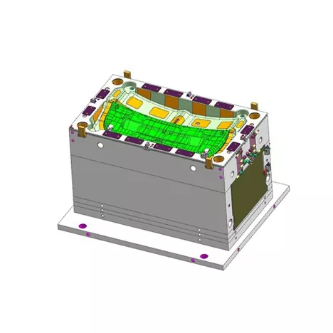 آٹوموٹو ریئر ٹیل گیٹ ٹرم پینل انجیکشن مولڈ