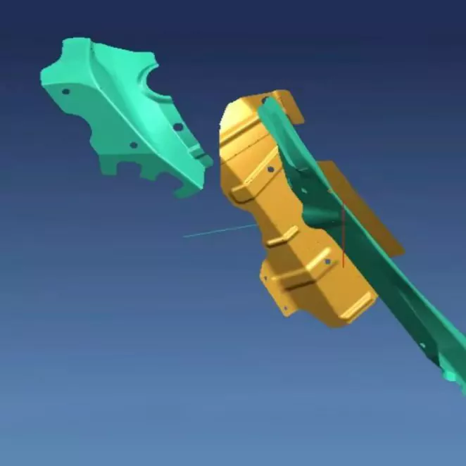 آٹوموٹیو سمال انفورسنگ پلیٹ سٹیمپنگ مر گئی۔