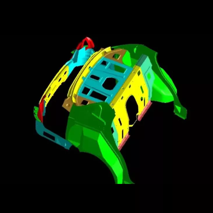 آٹوموٹو ٹرنک اسمبلی سٹیمپنگ مر گیا۔